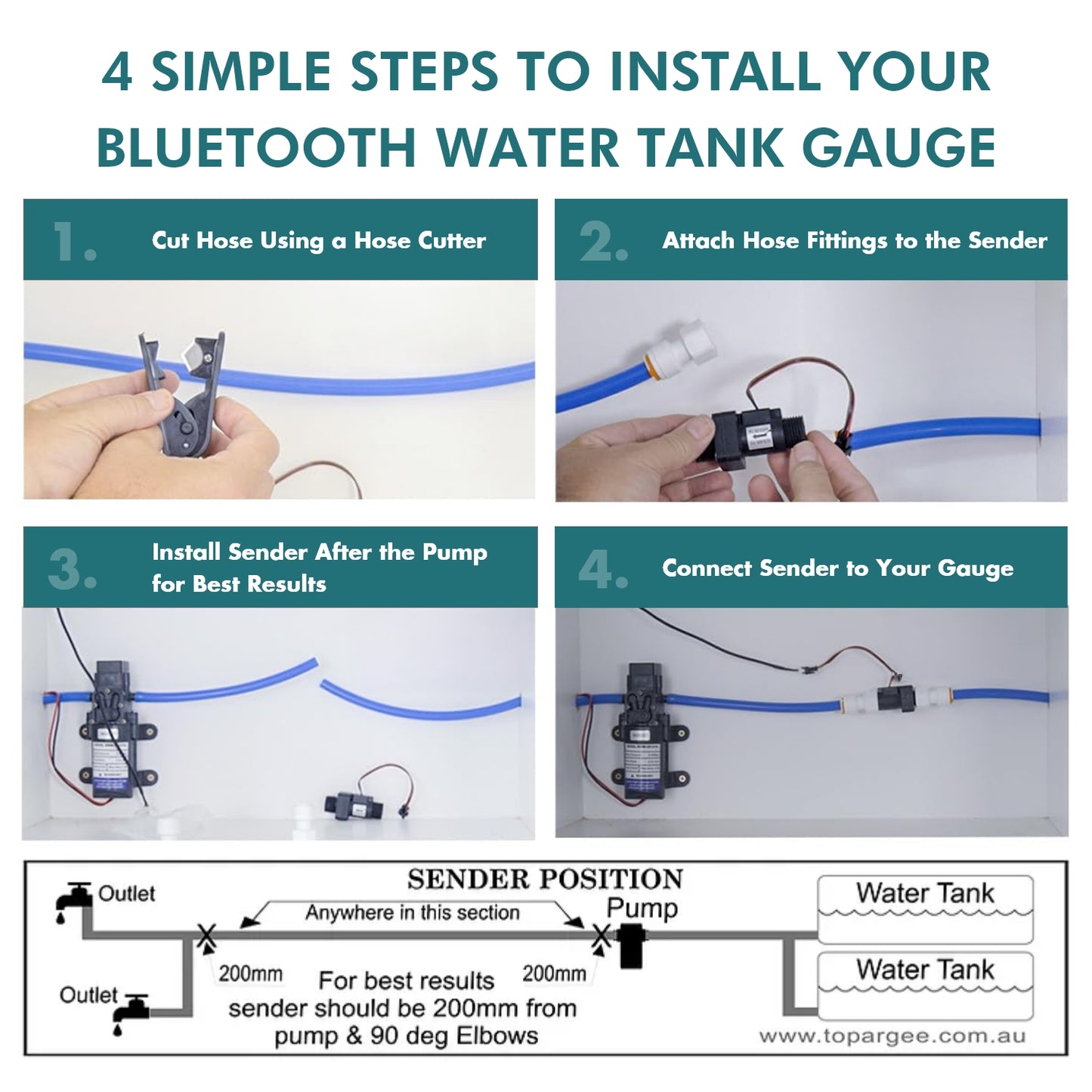 Bluetooth Water Tank Gauge