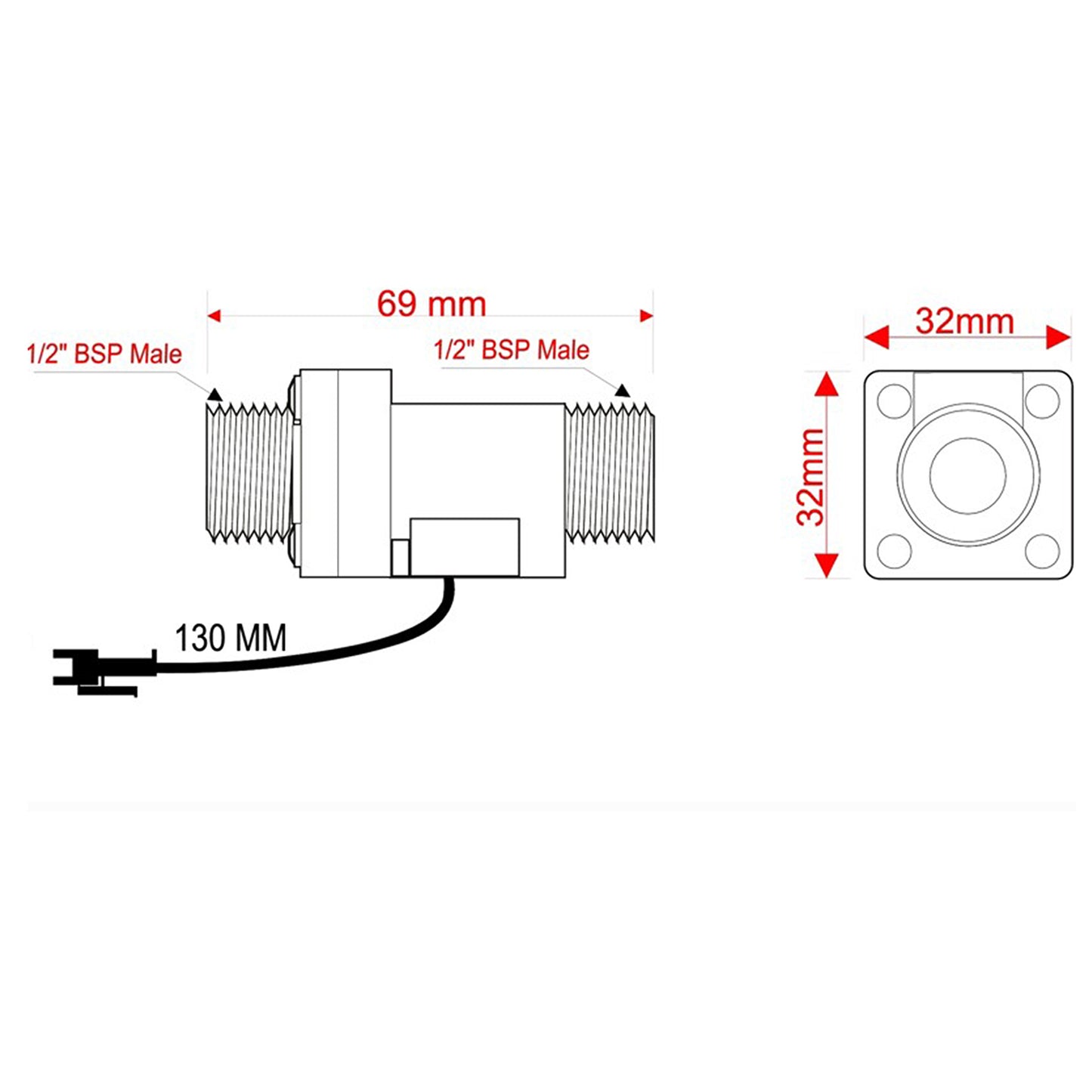 Surface Mount Water Tank Gauge
