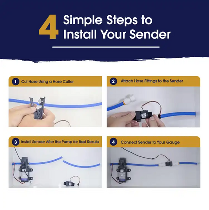 Flush Mount Water Tank Gauge